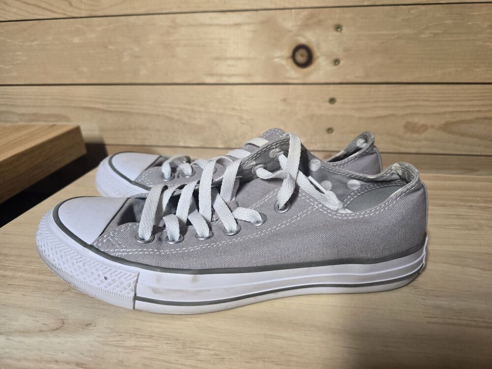 Converse All Star Chuck Taylor Low Beige Polka Dot Women’s 7